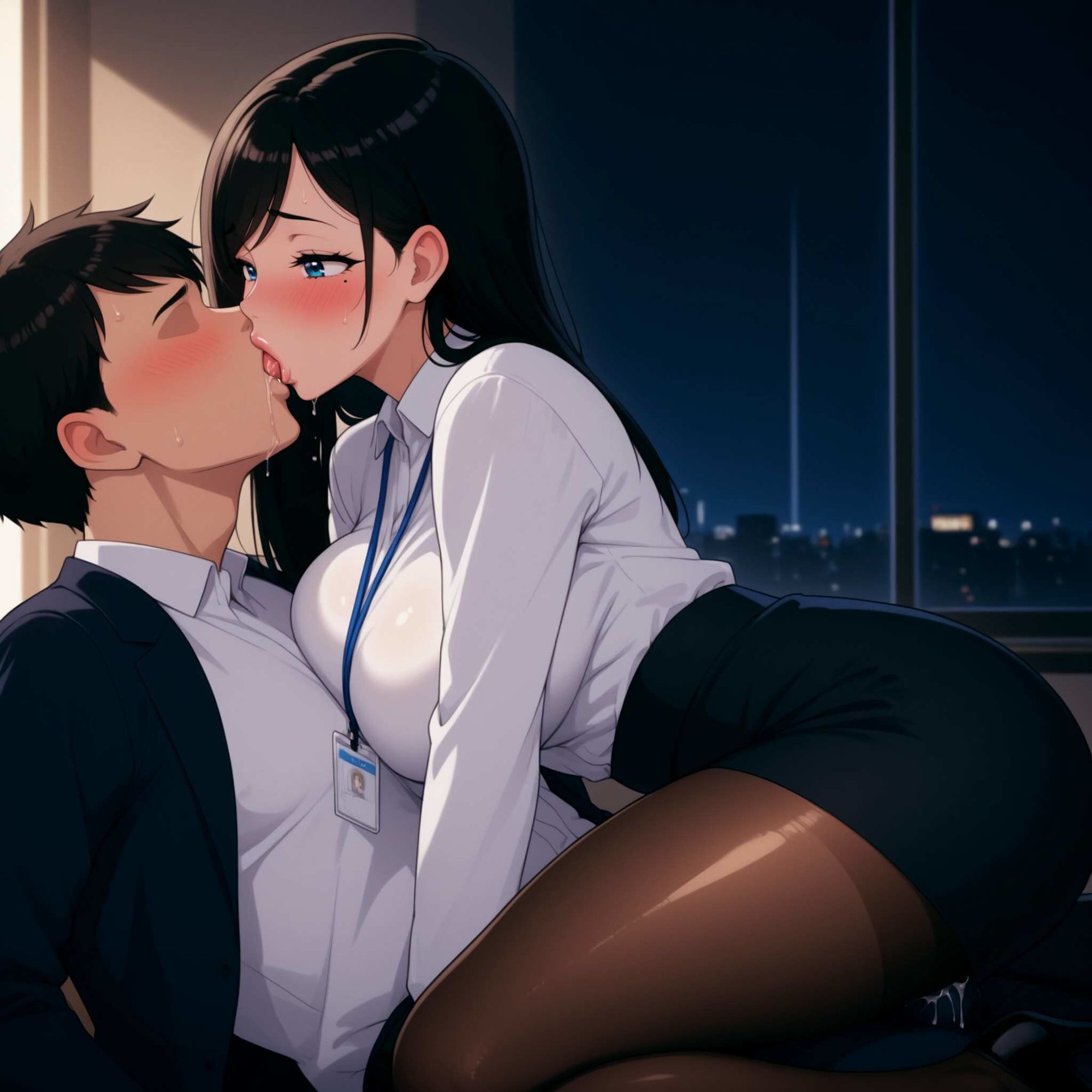 会社の優しい先輩に誘われたら、実はサキュバスで根こそぎ搾られました サンプル画像2