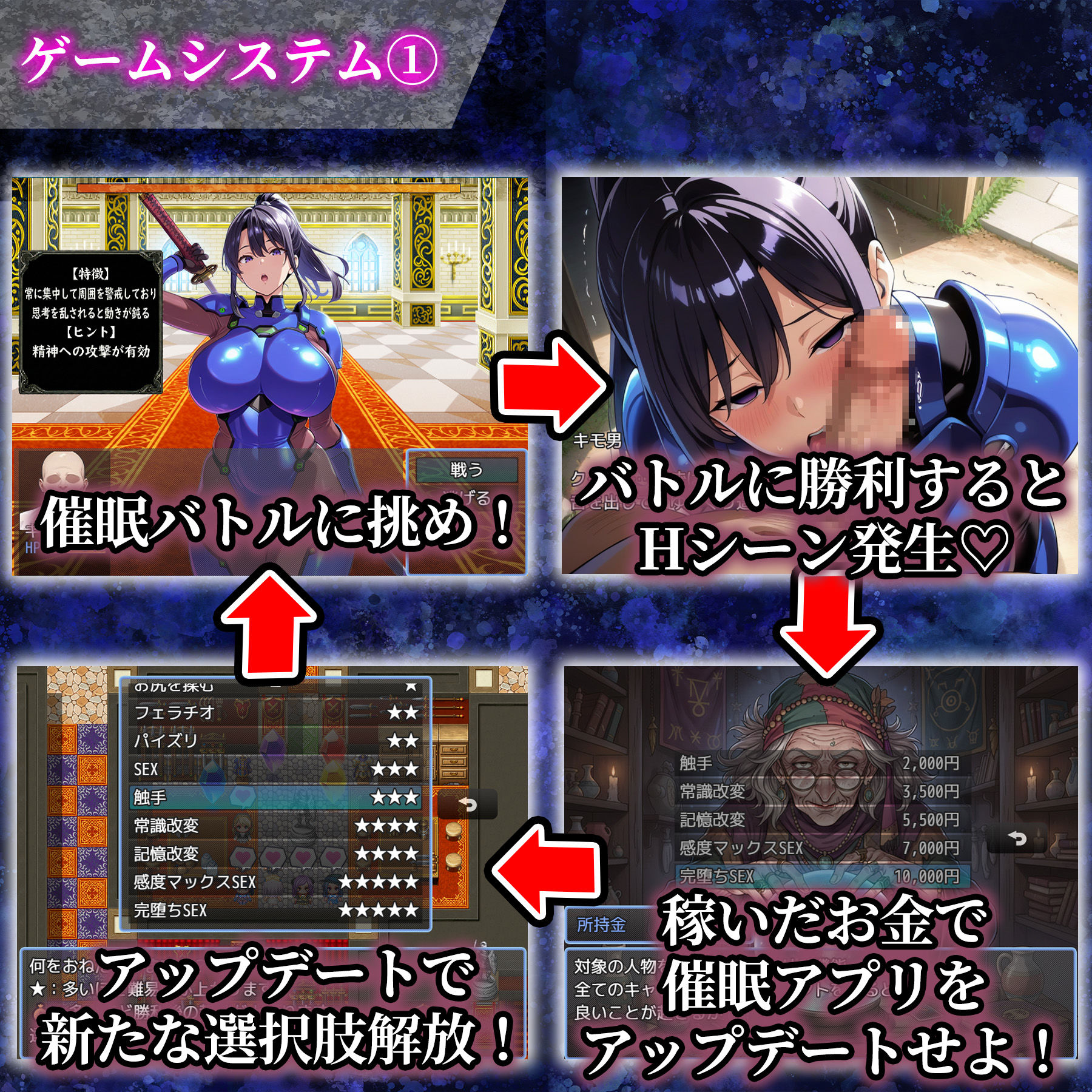 催●洗脳〜完堕ち異世界編〜 サンプル画像6