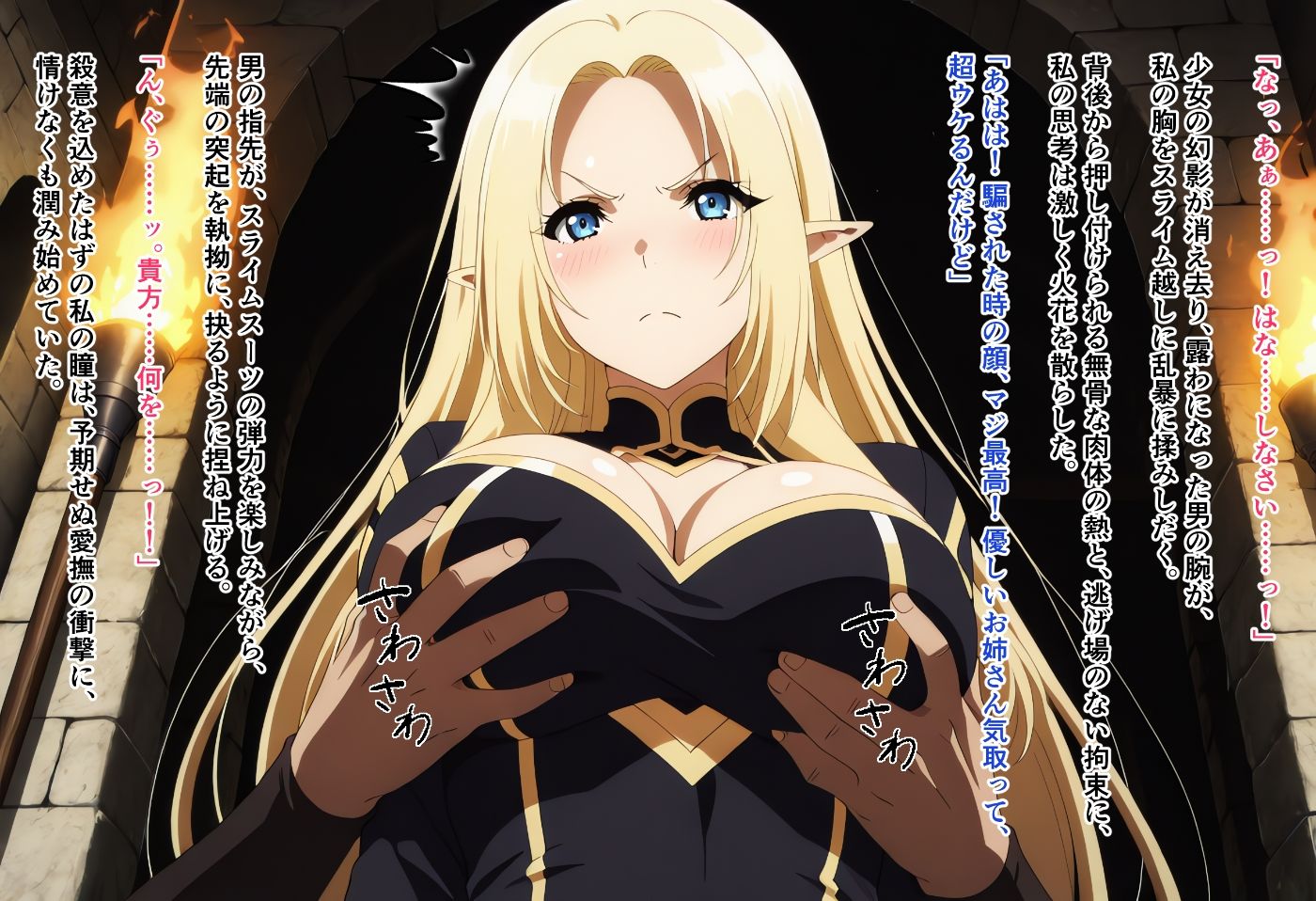 催〇陥落 〜誇り高き金髪エルフを堕とすまで〜 サンプル画像1