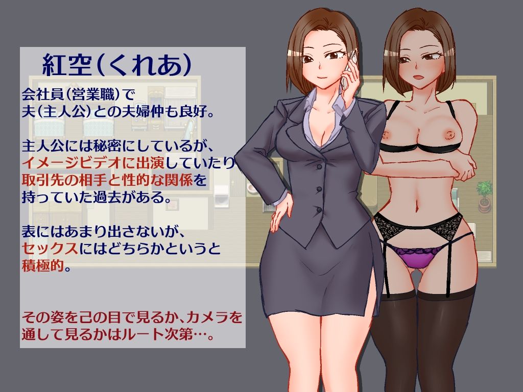 出張 帰宅 妻 カメラ サンプル画像1