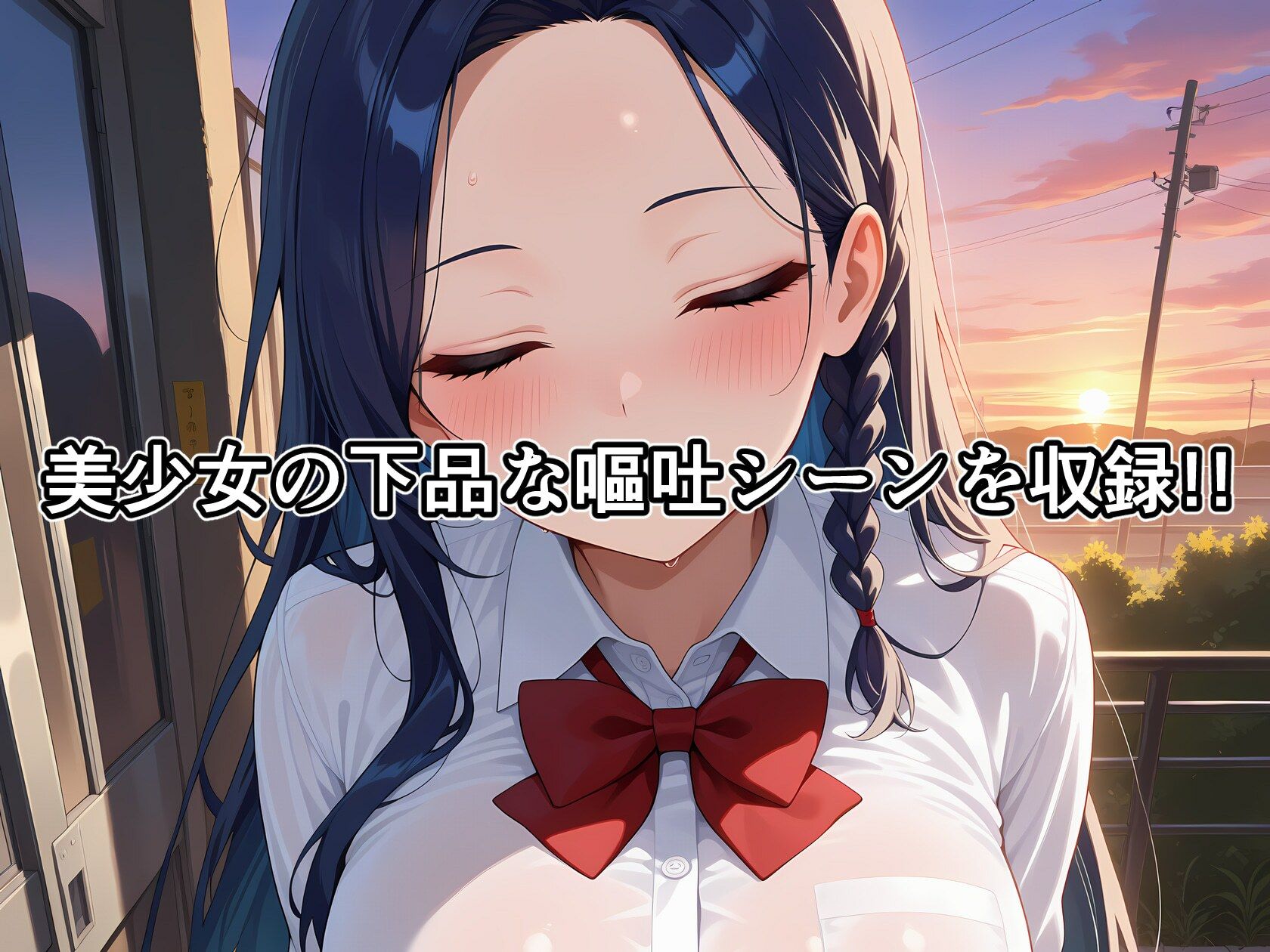 動画で嘔吐フェチ！幼馴染の彼女が寝取られザーメンゲロを吐いていたなんて サンプル画像1