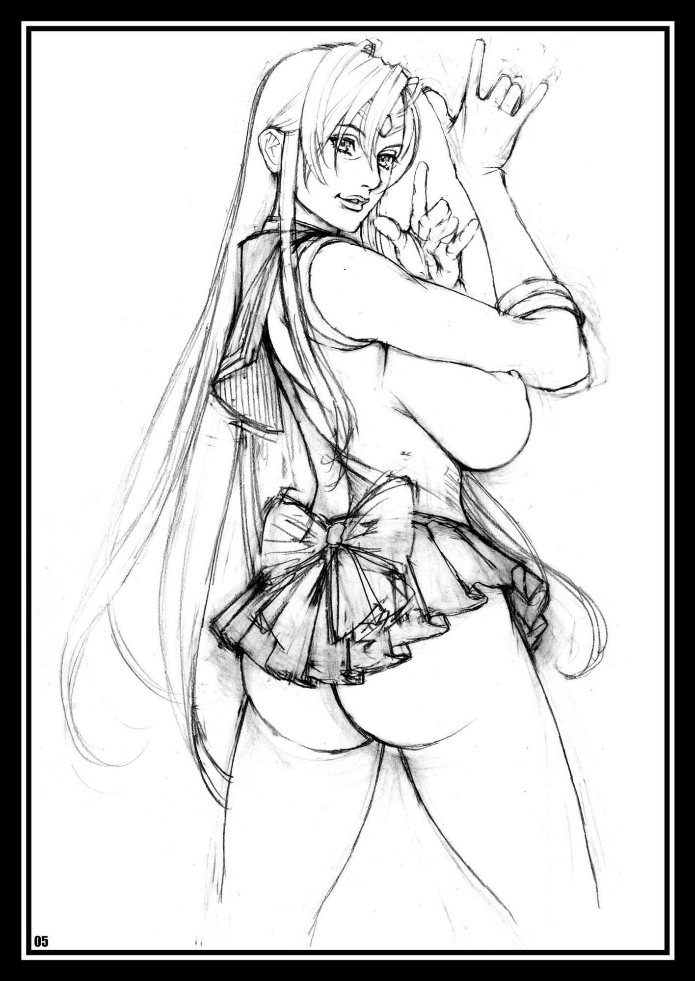 十六夜ラフ画集 FAN ART 2 サンプル画像1