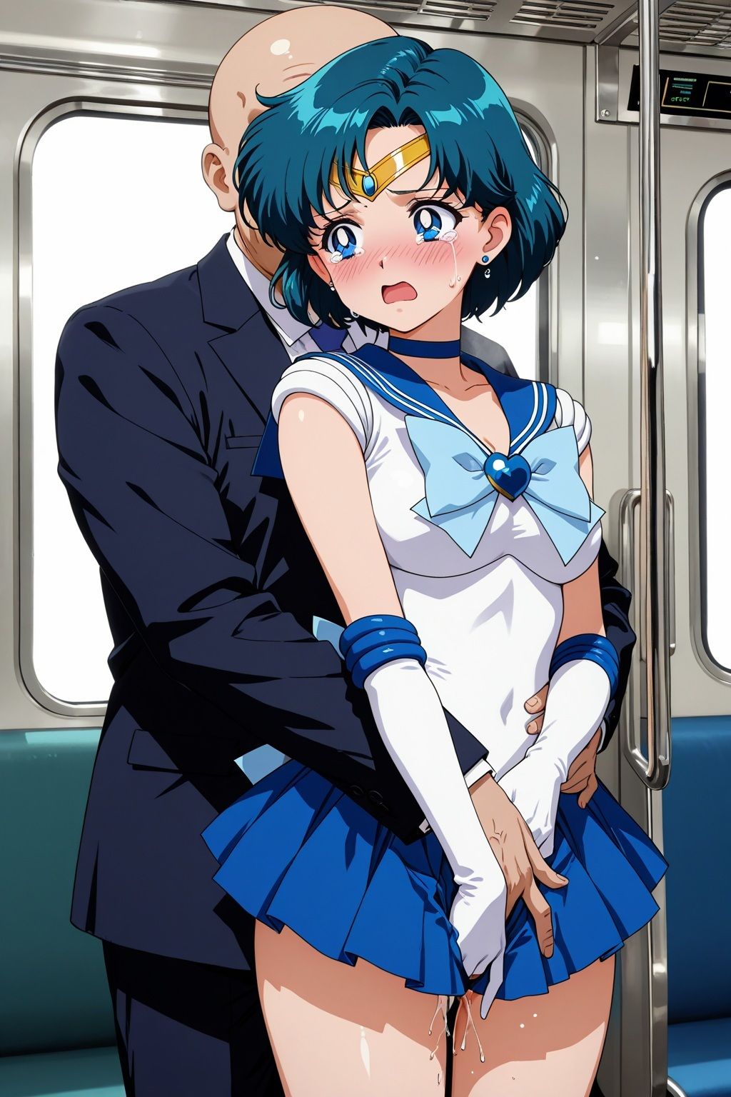 変身ヒロイン羞恥 痴姦電車 S.マーキュリー サンプル画像5