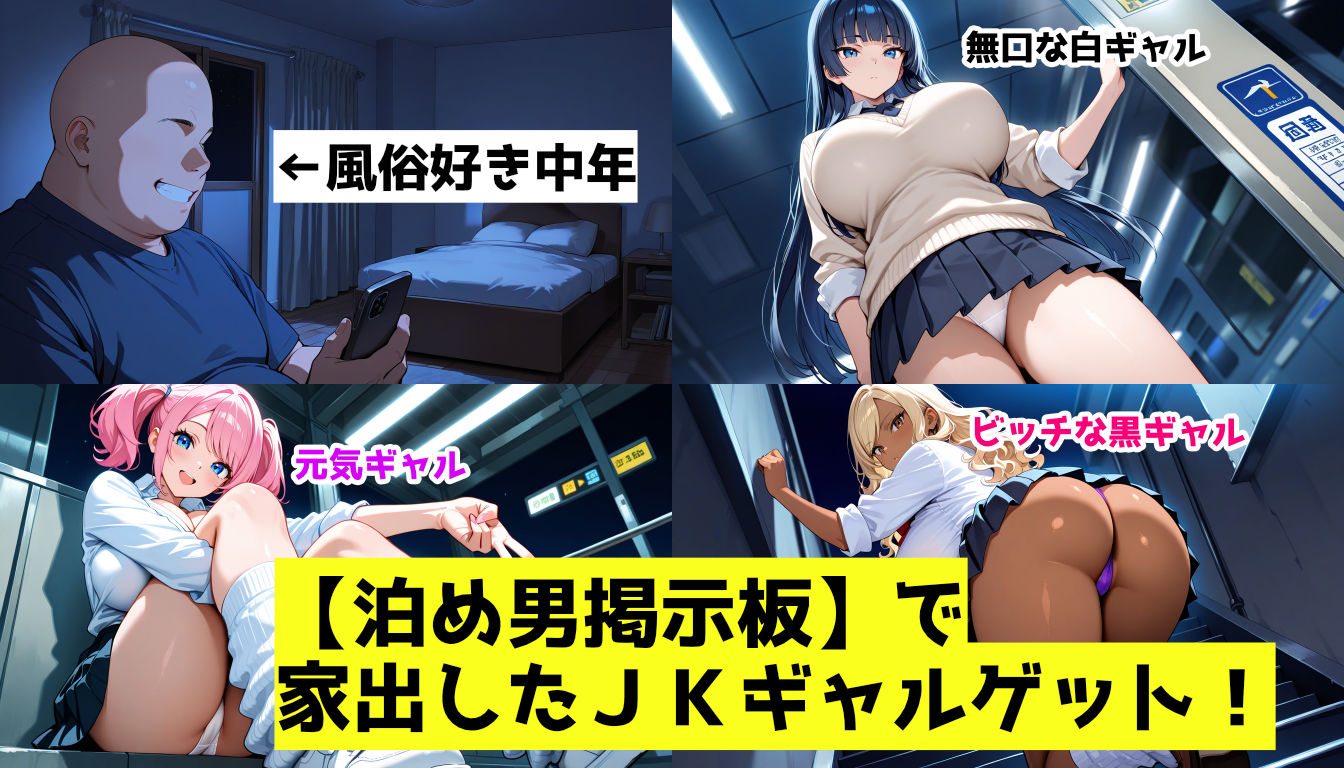 家出中の爆乳JKギャルに生ちんぽで中出し睡眠姦 サンプル画像1