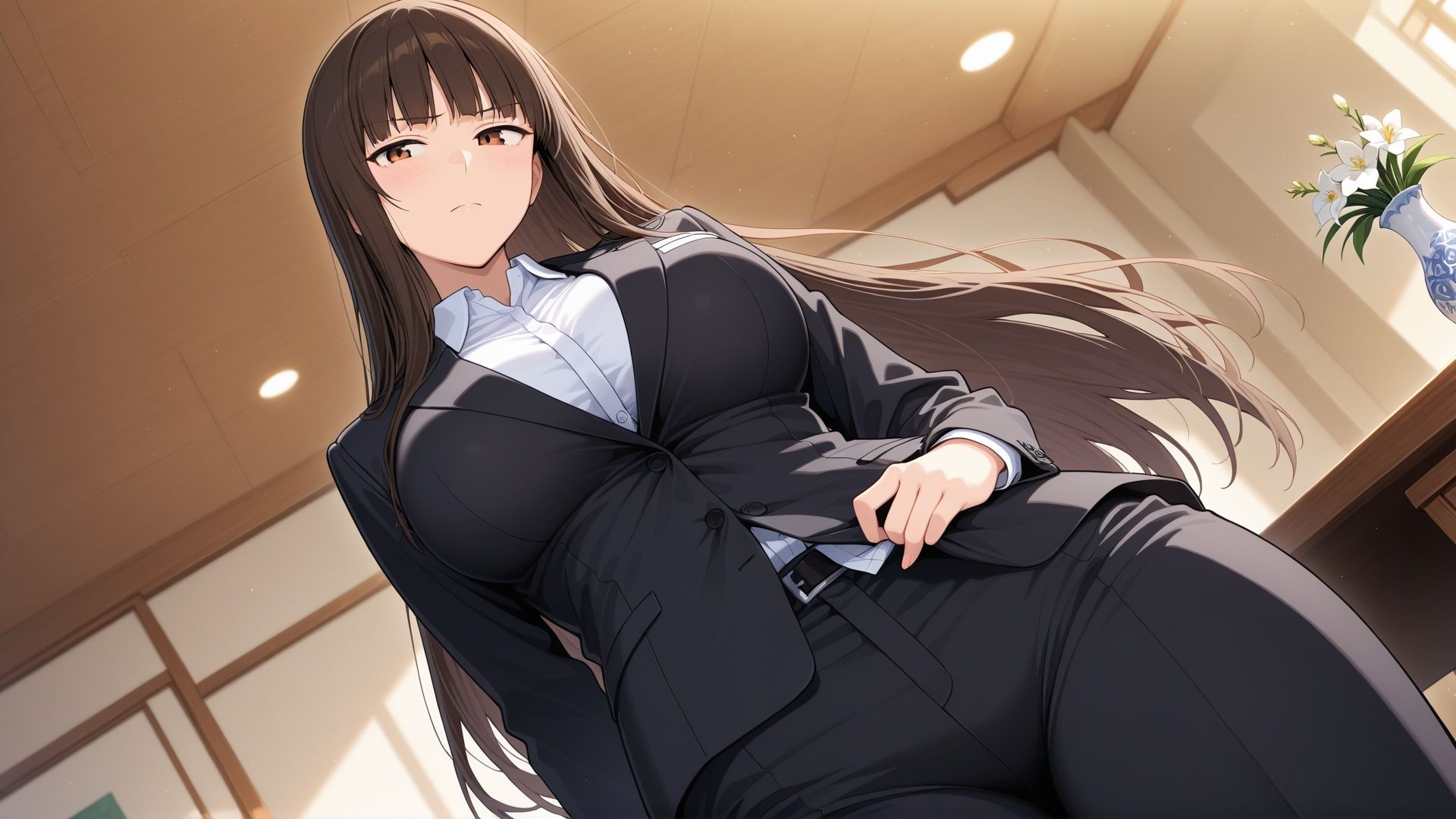 寝ている○○にぶっかけ しほ編 サンプル画像1