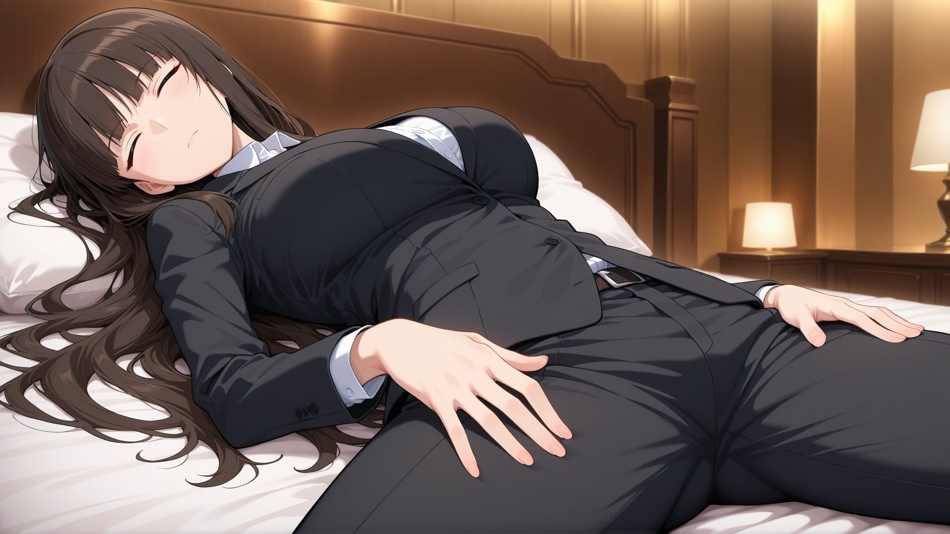 寝ている○○にぶっかけ しほ編 サンプル画像3