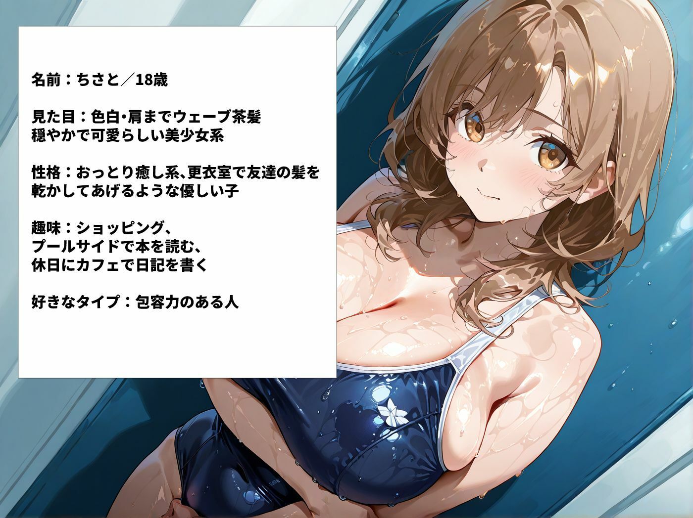 巨乳スク水の水泳部員を順番に呼び出しずぶ濡れセックス サンプル画像4