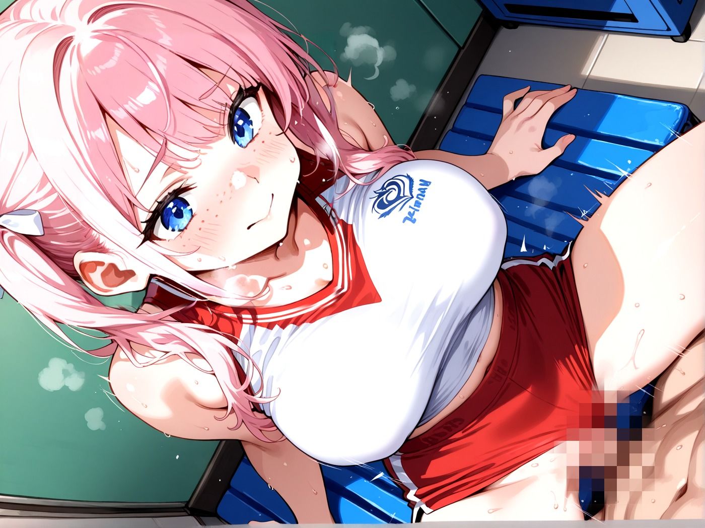 巨乳陸上部員3大エースをハメまくった極秘映像 サンプル画像2