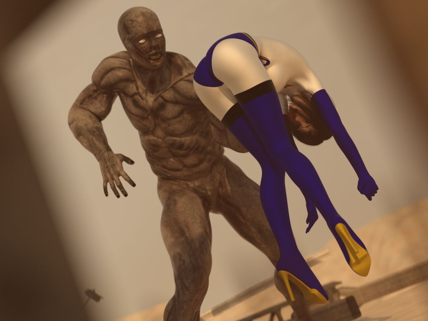 巨大戦姫リョナ物語 ナギサ編 サンプル画像2