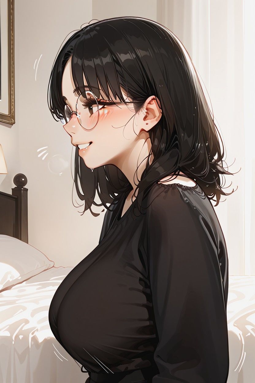 幼馴染委員長が彼女になったら、意外と大胆だった件（生成プロンプト同梱） サンプル画像5