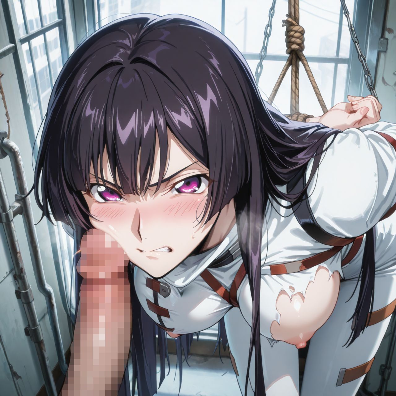 廃ビルに響く喘ぎ声。皇女サク〇と生ハメセックス サンプル画像3