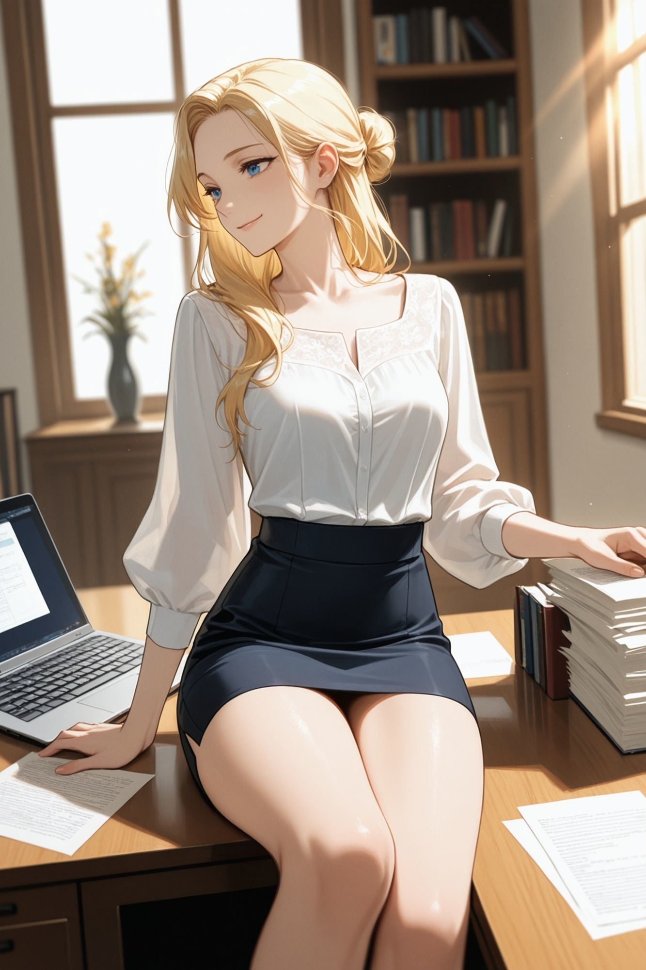 昼は哲学系准教授、夜はキャバ嬢…29歳彩花の日常【BGM付きフォトストーリー】 サンプル画像1