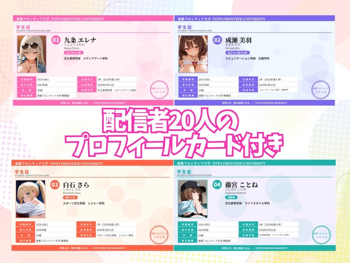 東都フロンティア大学ヤリサー20人全員巨乳ハーレム 〜1対20の極上連続奉仕〜 サンプル画像1