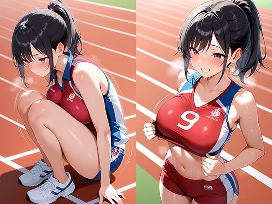 爆乳陸上部女子 顧問専用生オナホ サンプル画像1