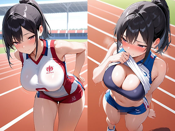 爆乳陸上部女子 顧問専用生オナホ サンプル画像2