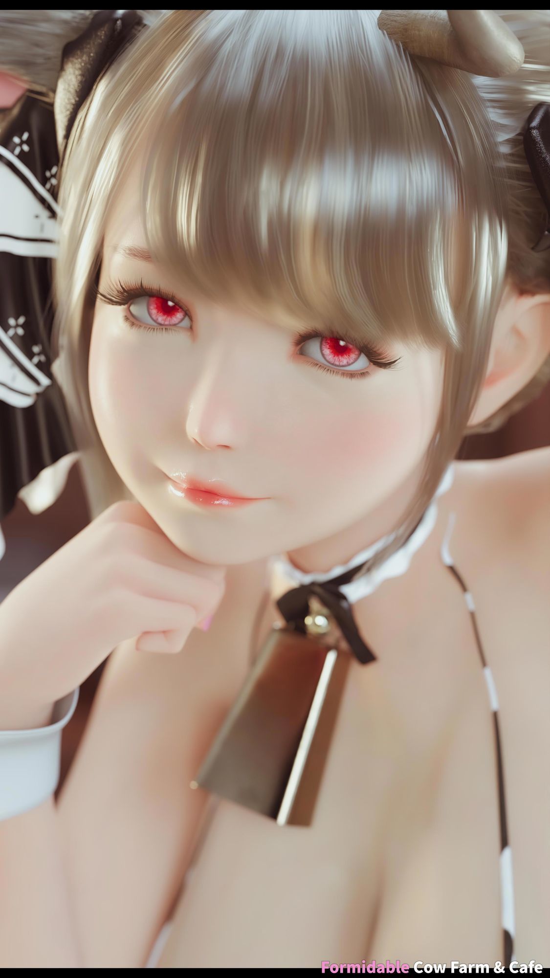 牛柄ビキニの爆乳牛娘4 サンプル画像10