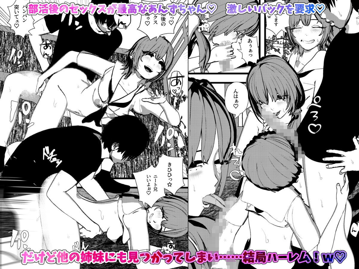 田舎ちっぱい3姉妹とハーレムSEX！2 サンプル画像2