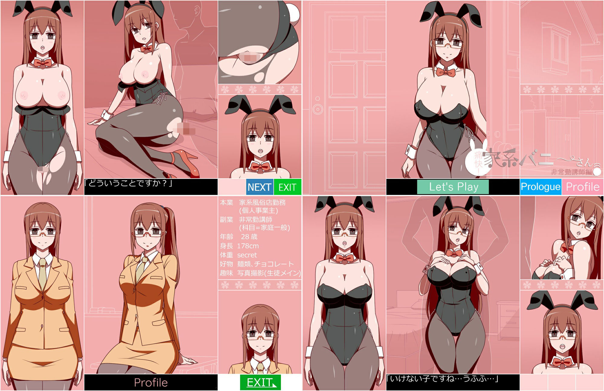 痛快！家系バニーさん 非常勤講師編 サンプル画像1