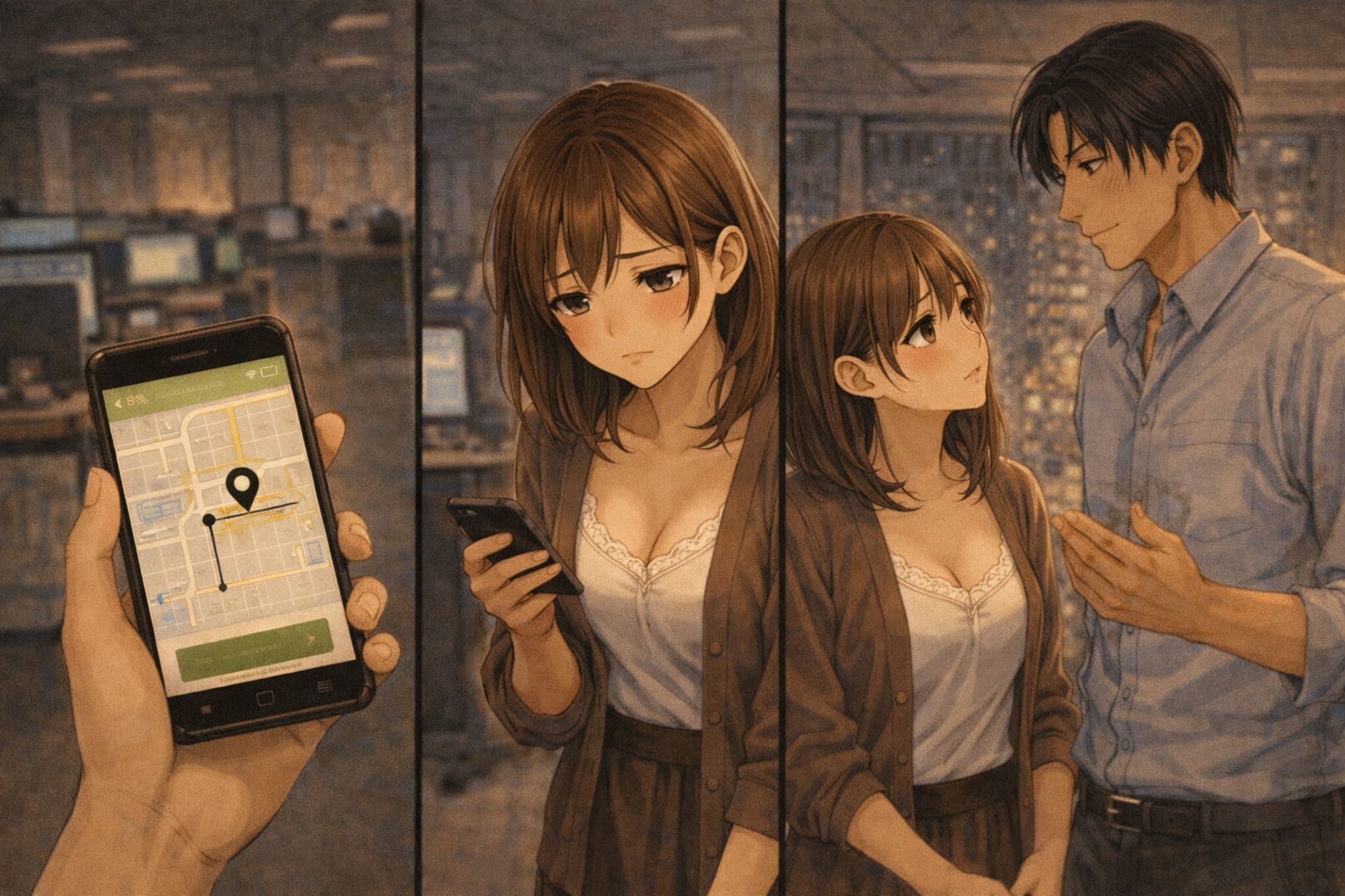 終電を逃した夜、彼女は上司の家に泊まった ―帰れない理由― サンプル画像1