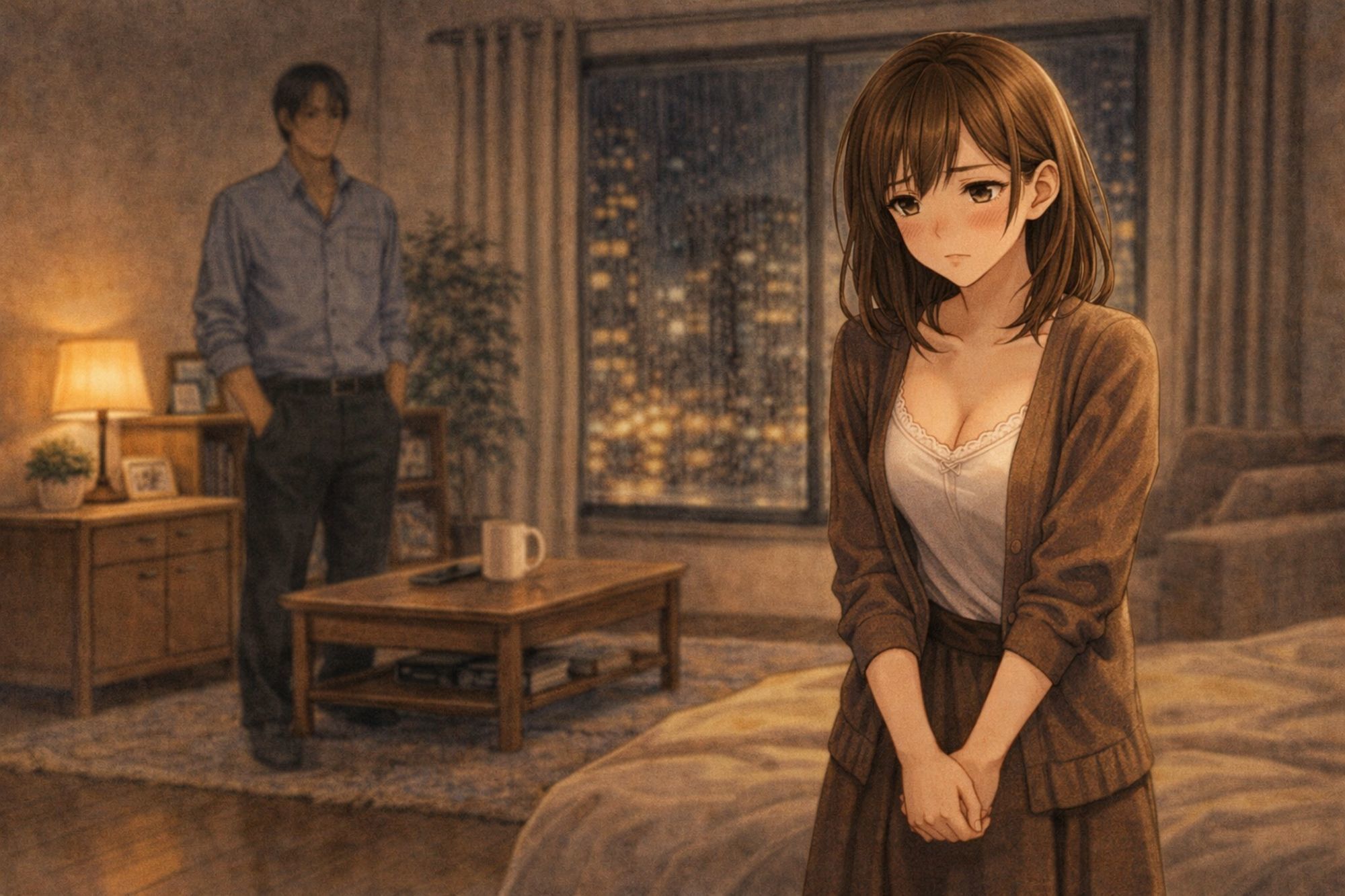 終電を逃した夜、彼女は上司の家に泊まった ―帰れない理由― サンプル画像2