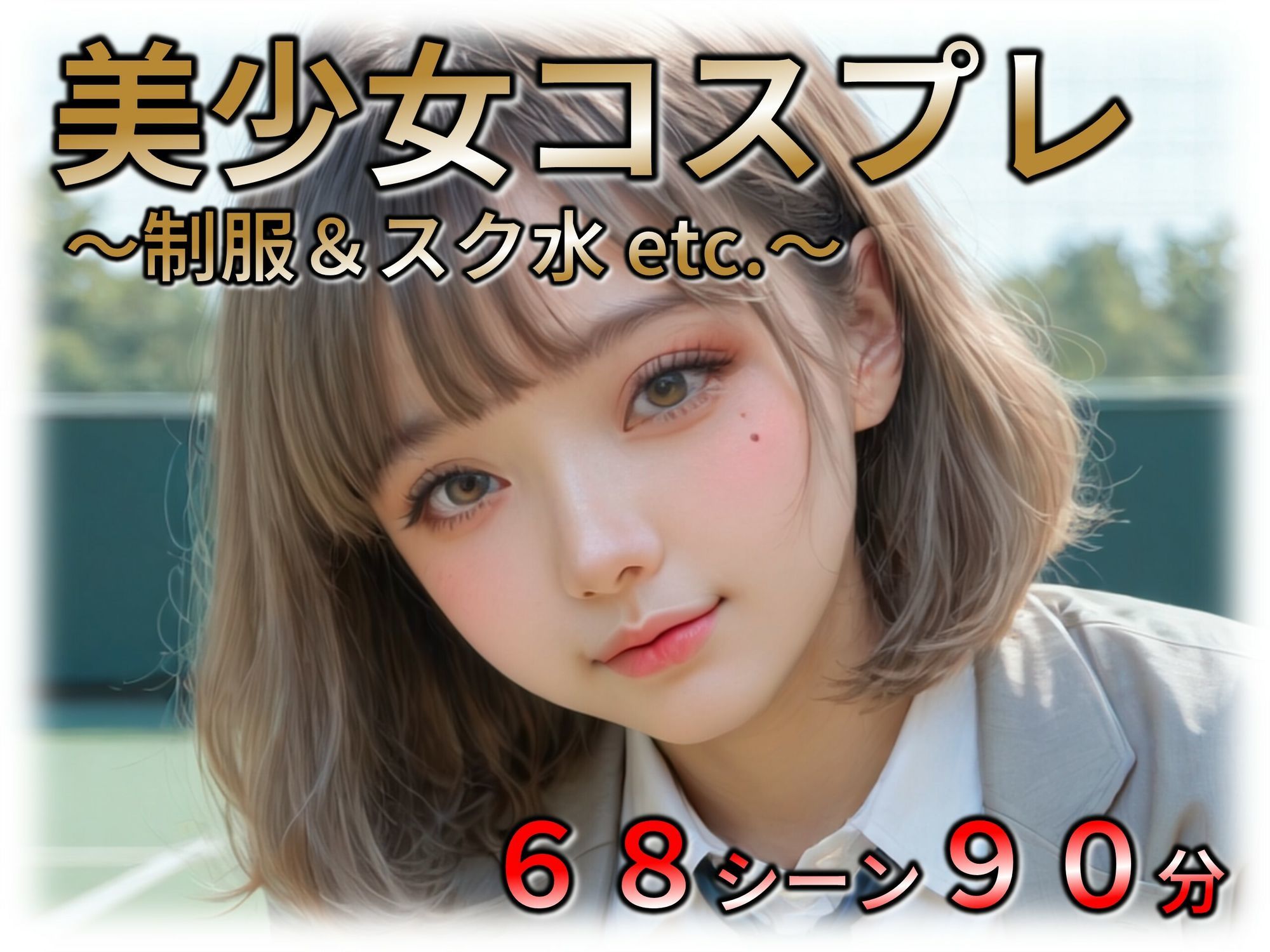 美少女JKコスプレ 〜制服＆スクール水 etc.〜 サンプル画像1