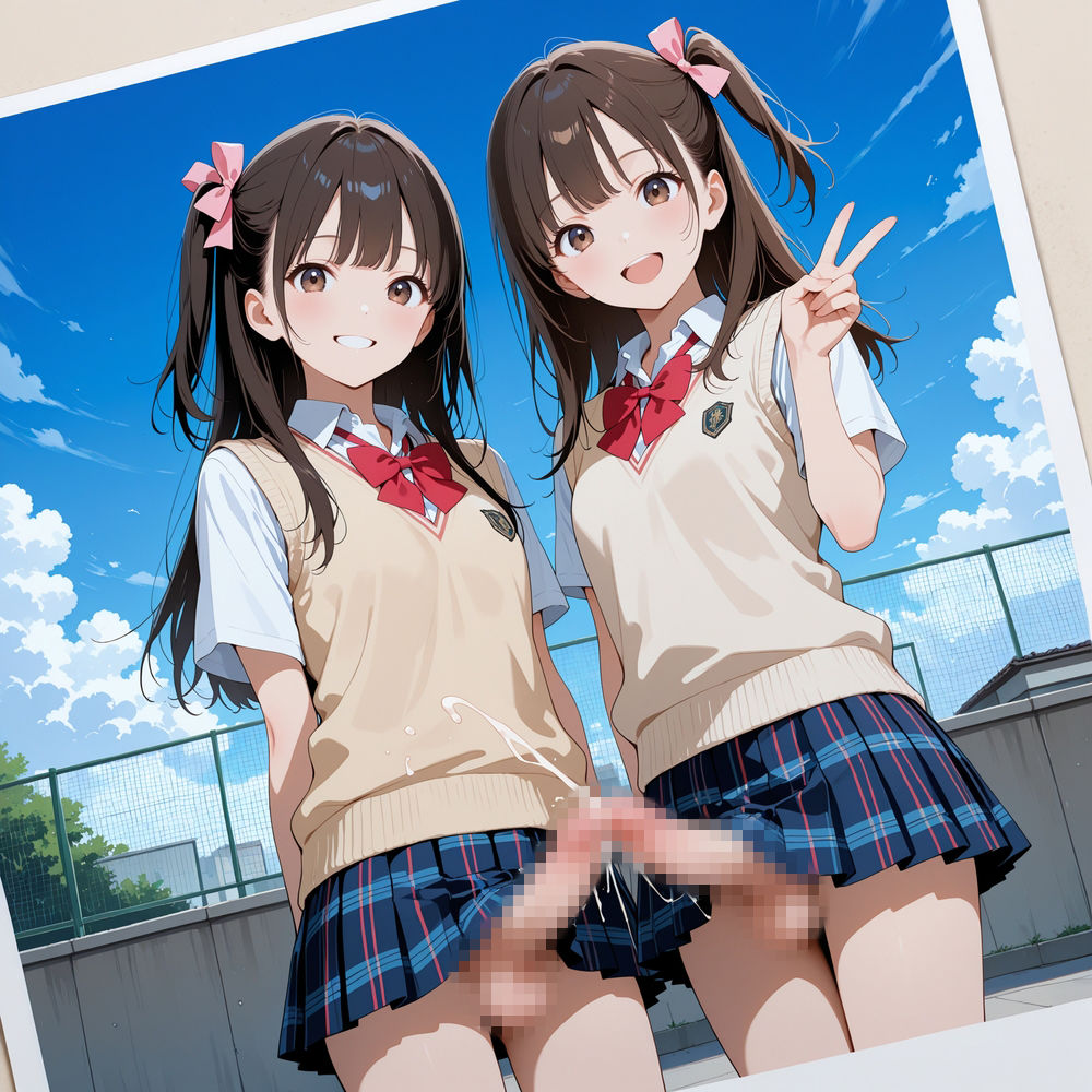 触ってないのに勝手に出ちゃう！ふたなり娘ノーハンド射精 Vol.2 サンプル画像1