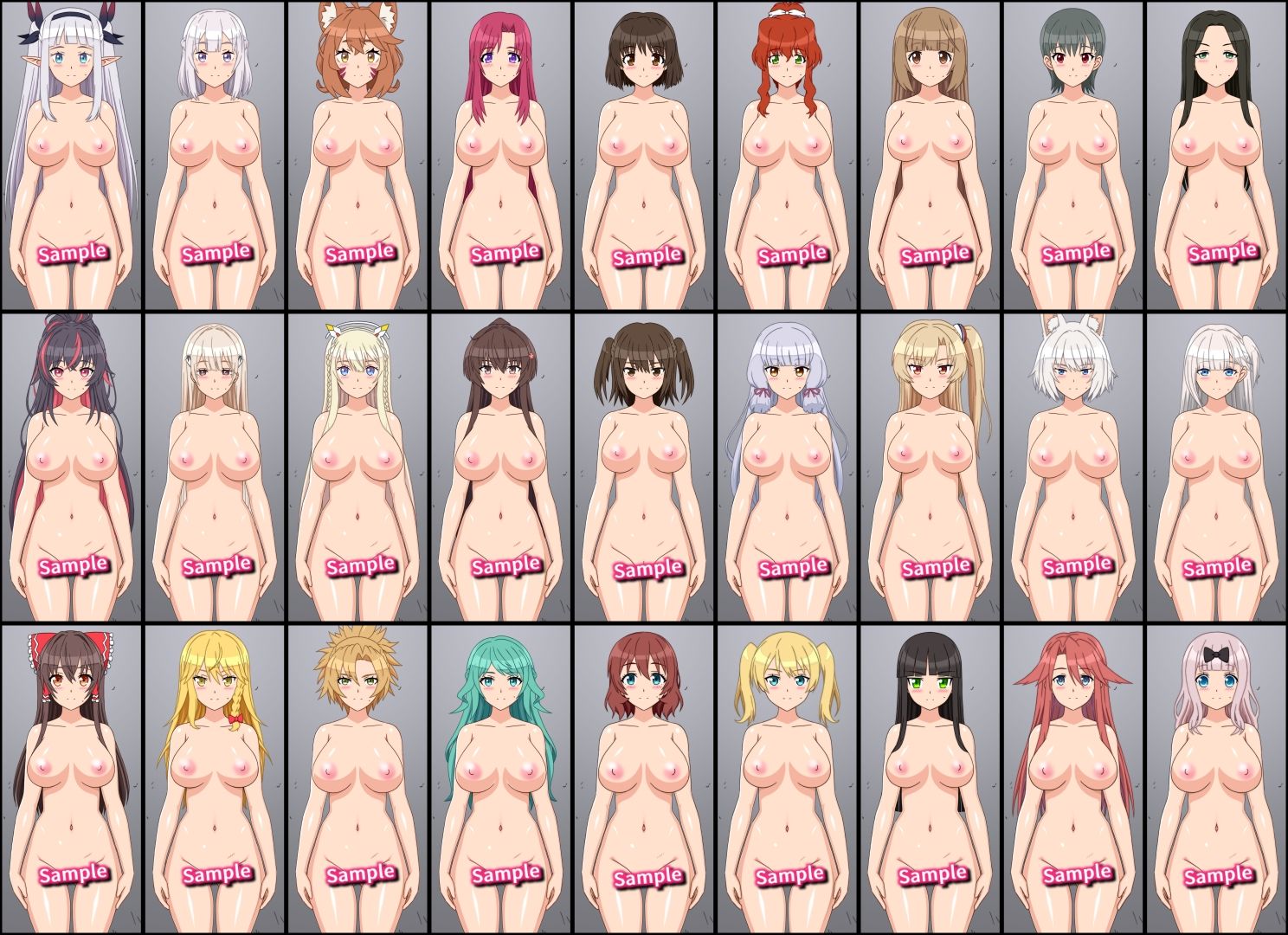 27人のパイパンヌードの女の子を「みつめえっち」したい人向けのCG集2026-FUNF- サンプル画像3