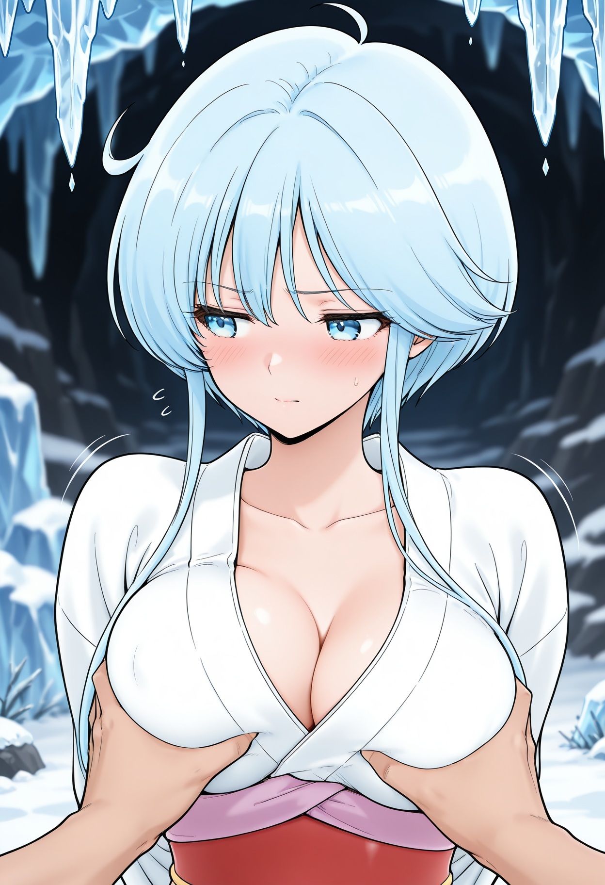 50人の女の子の胸揉み サンプル画像3