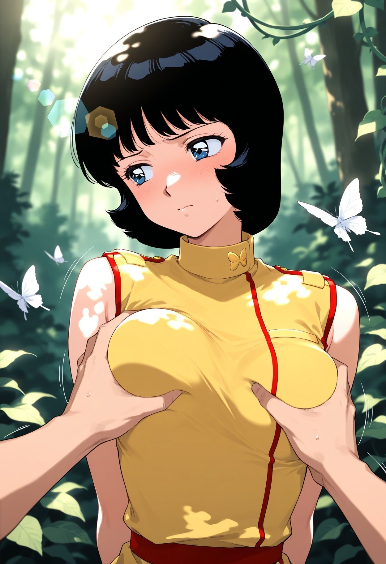 50人の女の子の胸揉み サンプル画像5