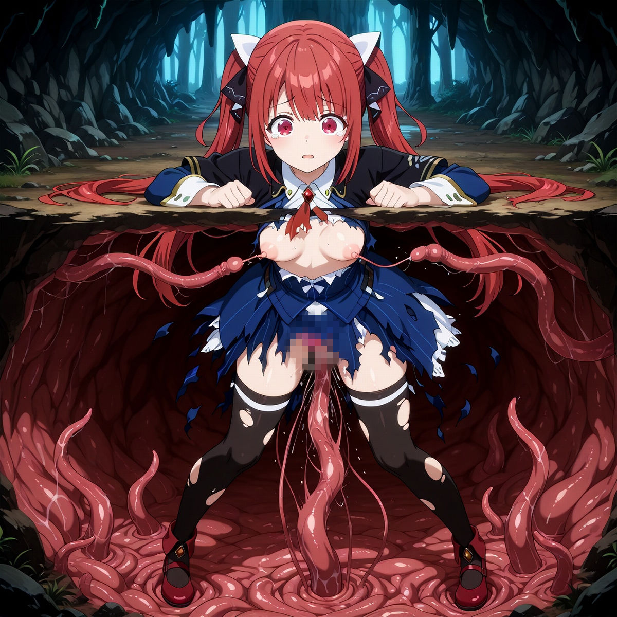 Fan fiction 器用貧乏 ソフィ〇 触手 サンプル画像4