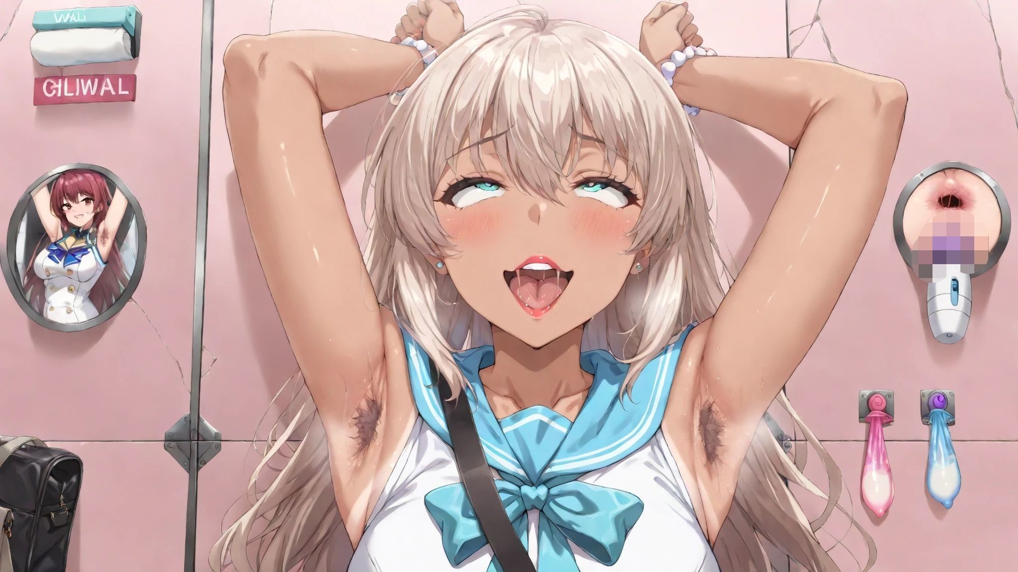 JKビッチ・壁穴便女クラブ〜後編 サンプル画像2