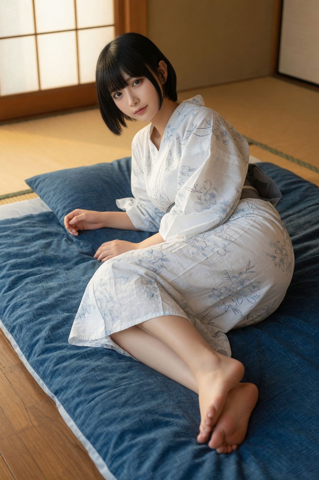 Mio ― 温泉旅館の夜 〜裸足のヨガ講師と秘密の湯〜 サンプル画像4