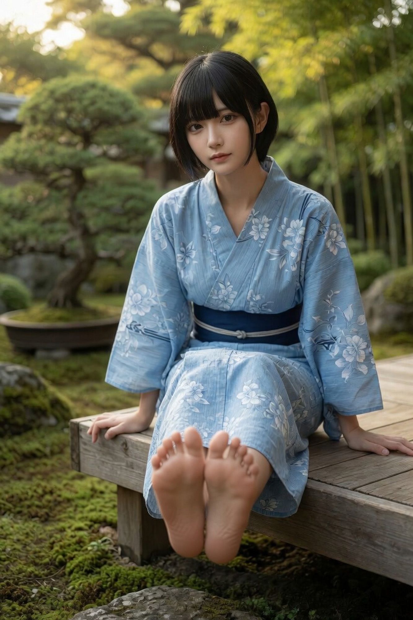 Mio ― 温泉旅館の夜 〜裸足のヨガ講師と秘密の湯〜 サンプル画像6