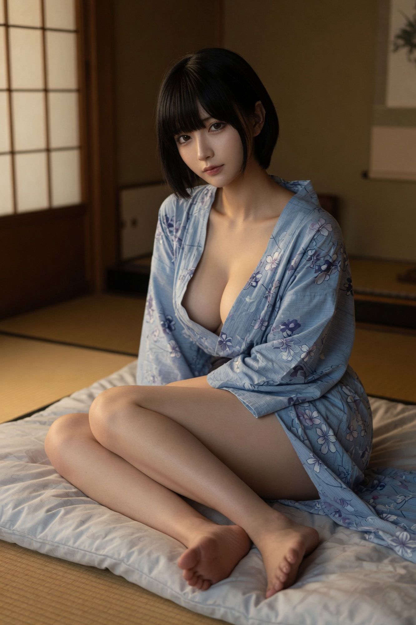 Mio ― 温泉旅館の夜 〜裸足のヨガ講師と秘密の湯〜 サンプル画像7