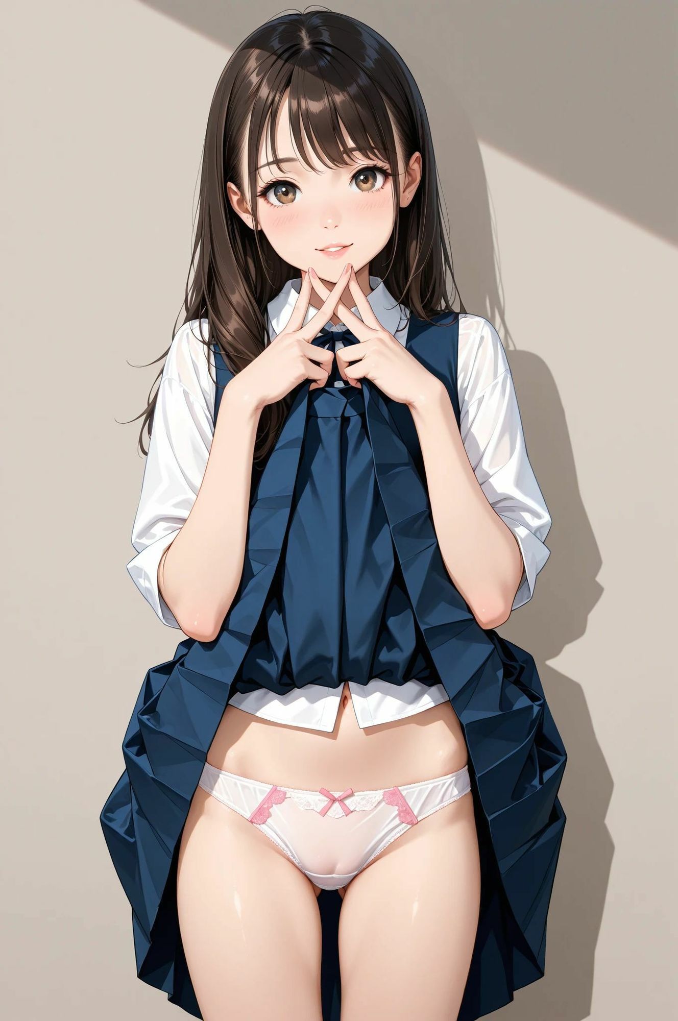 PANTY FETISH 自ら捲ってパンティ全部見せ（はーと） サンプル画像2