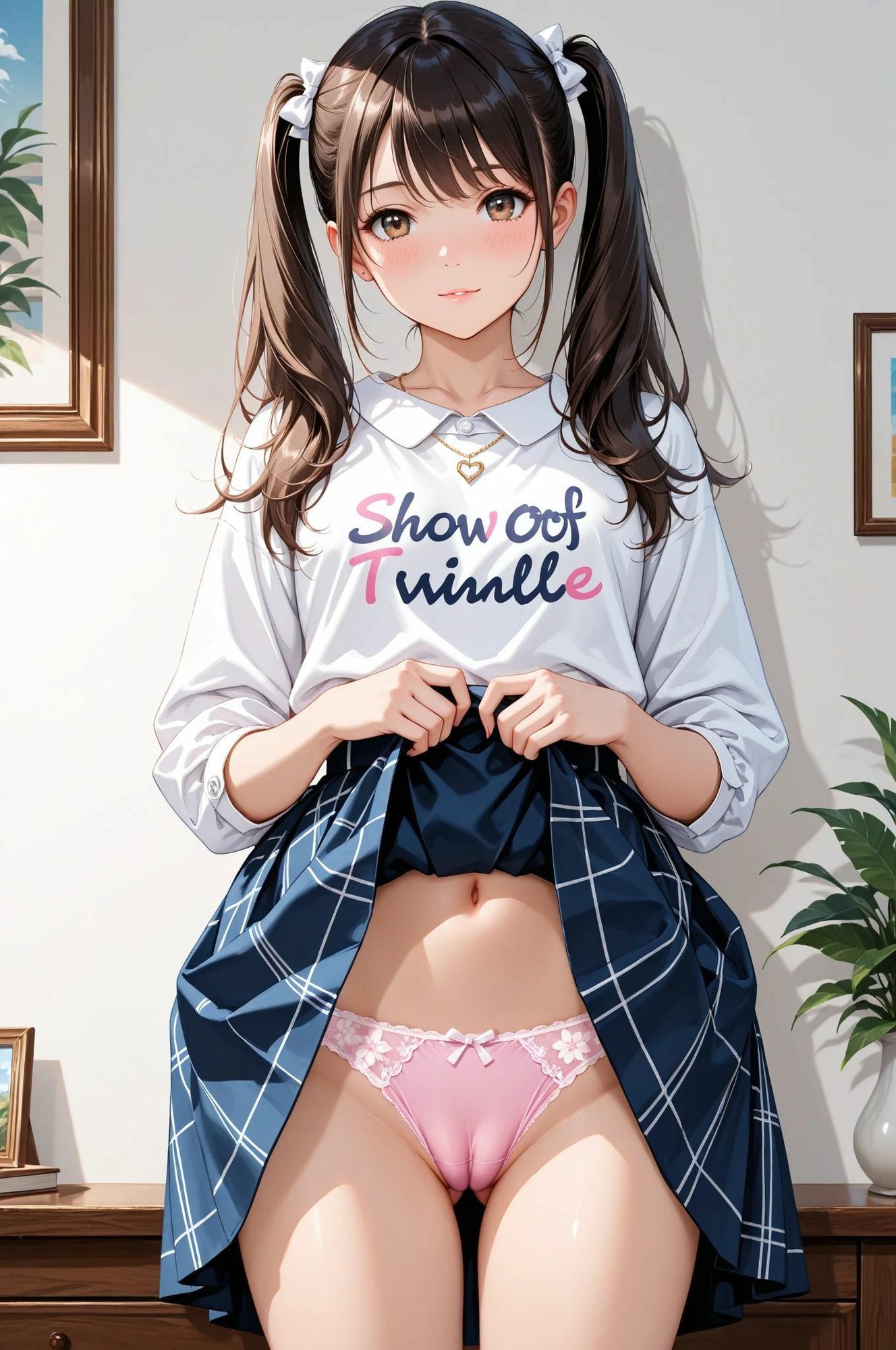 PANTY FETISH 自ら捲ってパンティ全部見せ（はーと） サンプル画像6