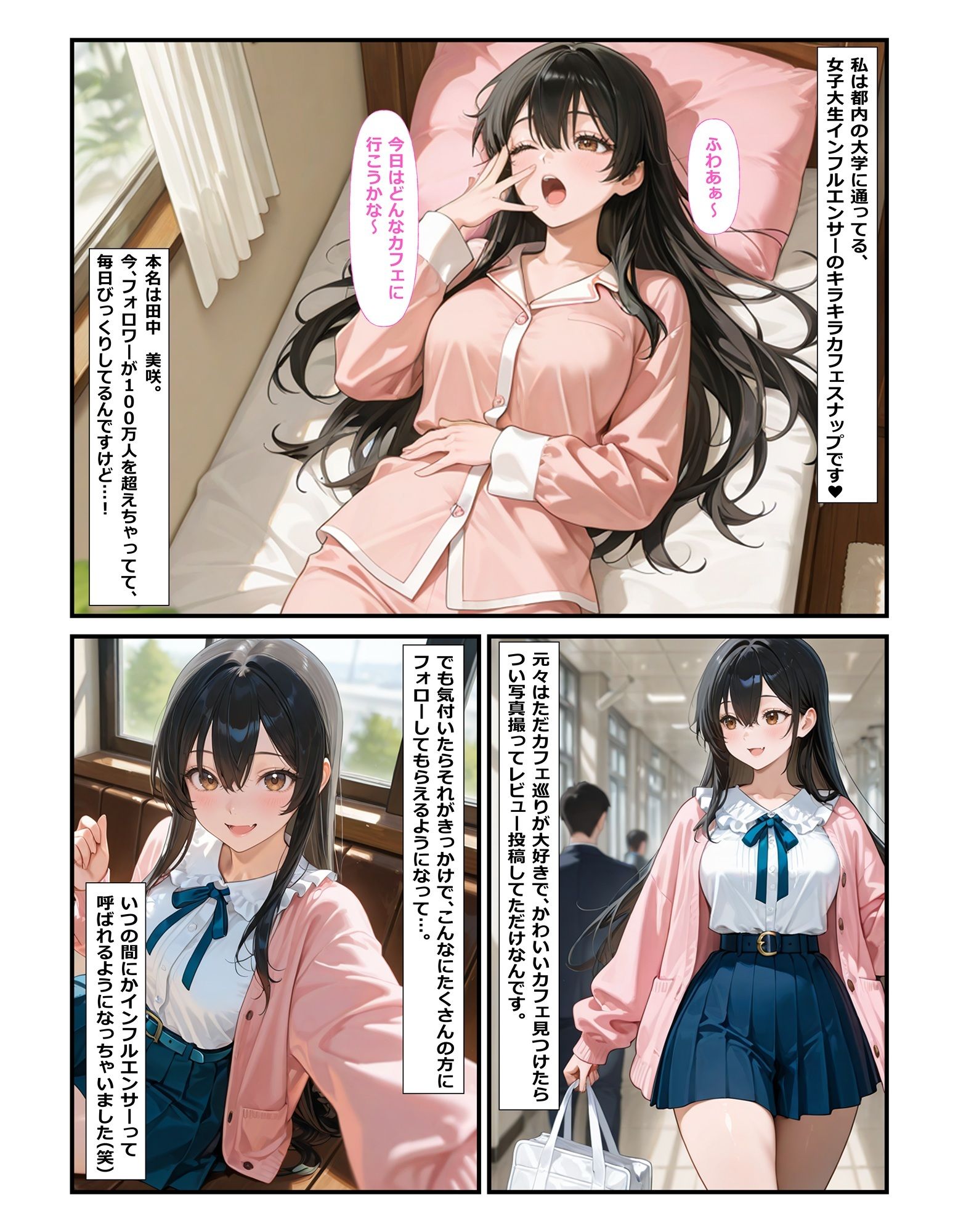 SNS映えの代償はストーカーの肉便器 サンプル画像1