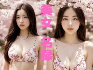 【美女名録】vol2.22  200枚  桜色のビキニ ？ Cherry Blossom Bikini Photo Book  【AIグラビア写真集】