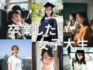 卒業したい女子大生