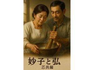 妙子と弘 4  朝の芯仕事──擦って、練って、通す