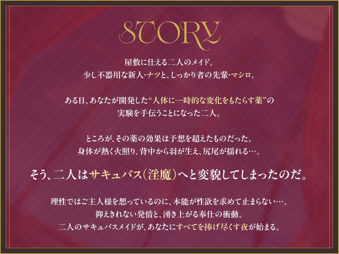 《早期限定価格》サキュバス化した発情メイド〜抑えられない性欲をご主人様で発散♪〜 サンプル画像3