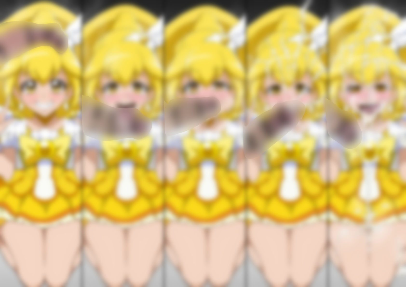 「スマイルプリ〇ュア！」〇ュアピース サンプル画像6