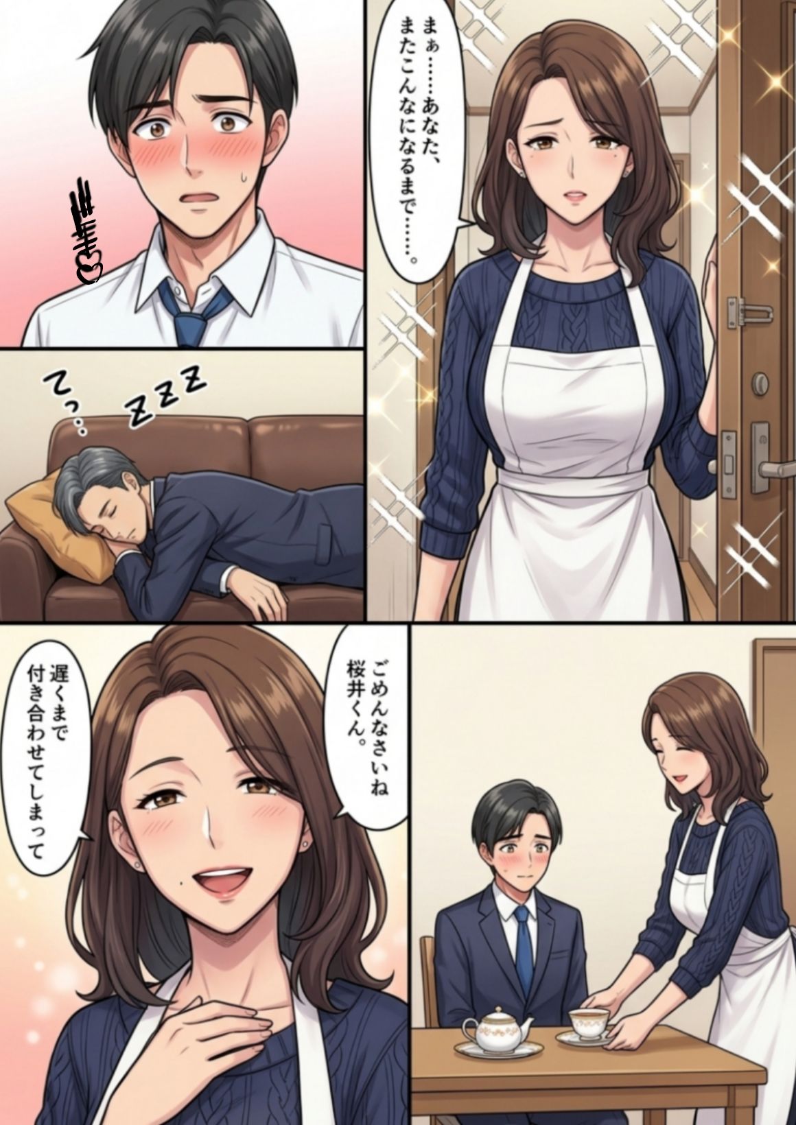 「声、出しちゃダメよ？」〜上司の妻の甘くて危険なご褒美〜 サンプル画像2