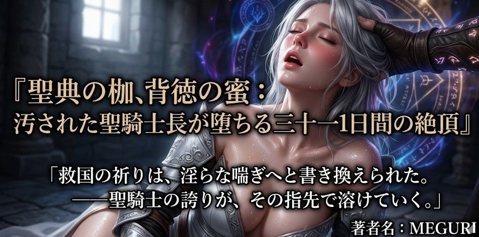 『聖典の枷、背徳の蜜:汚された聖騎士長が堕ちる三十一日間の絶頂』 サンプル画像3