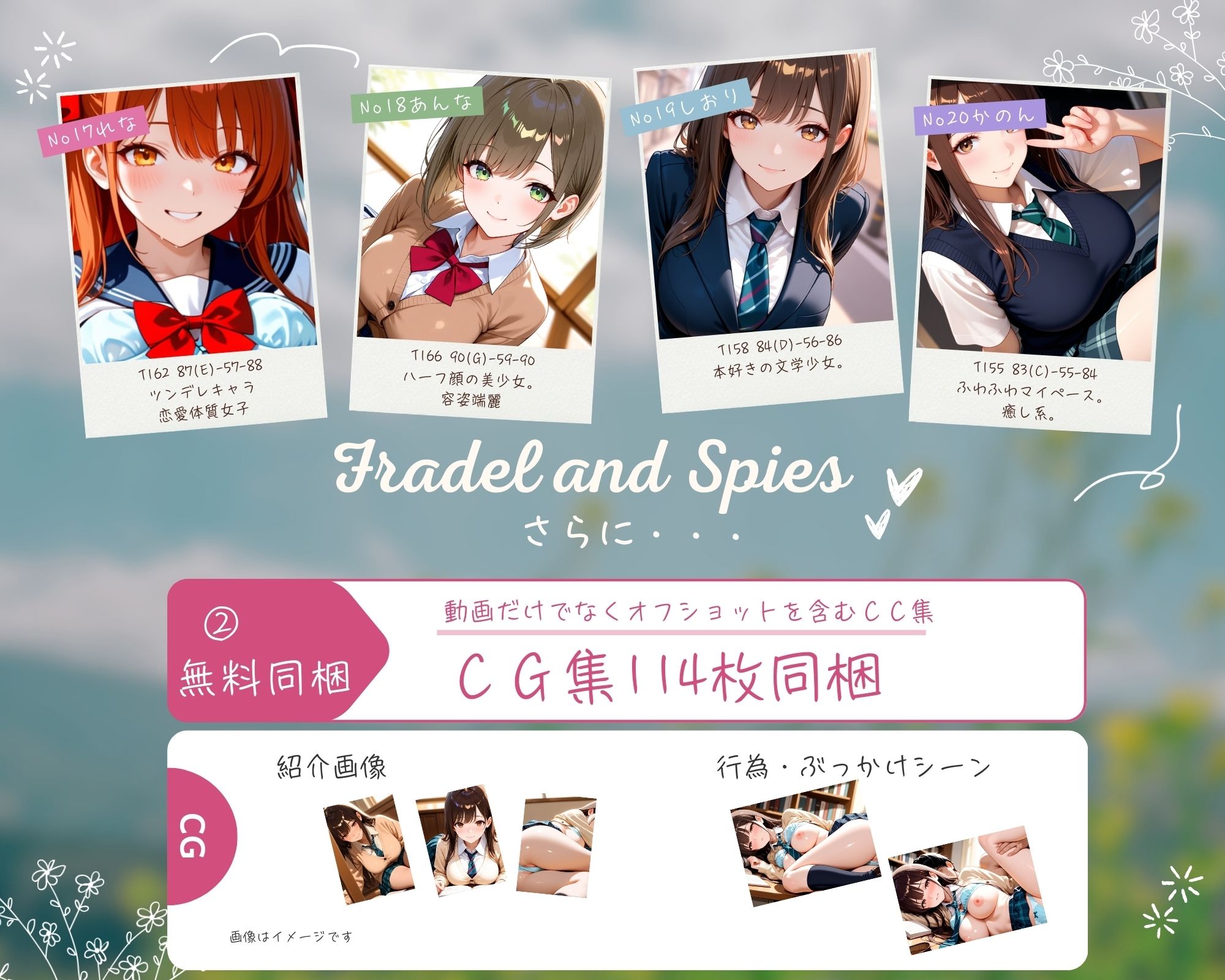 【4K/120FPS】制服JK濃厚エッチ 完全着衣20連発 〜制服美少女の顔と制服にぜんぶぶちまける〜 サンプル画像4