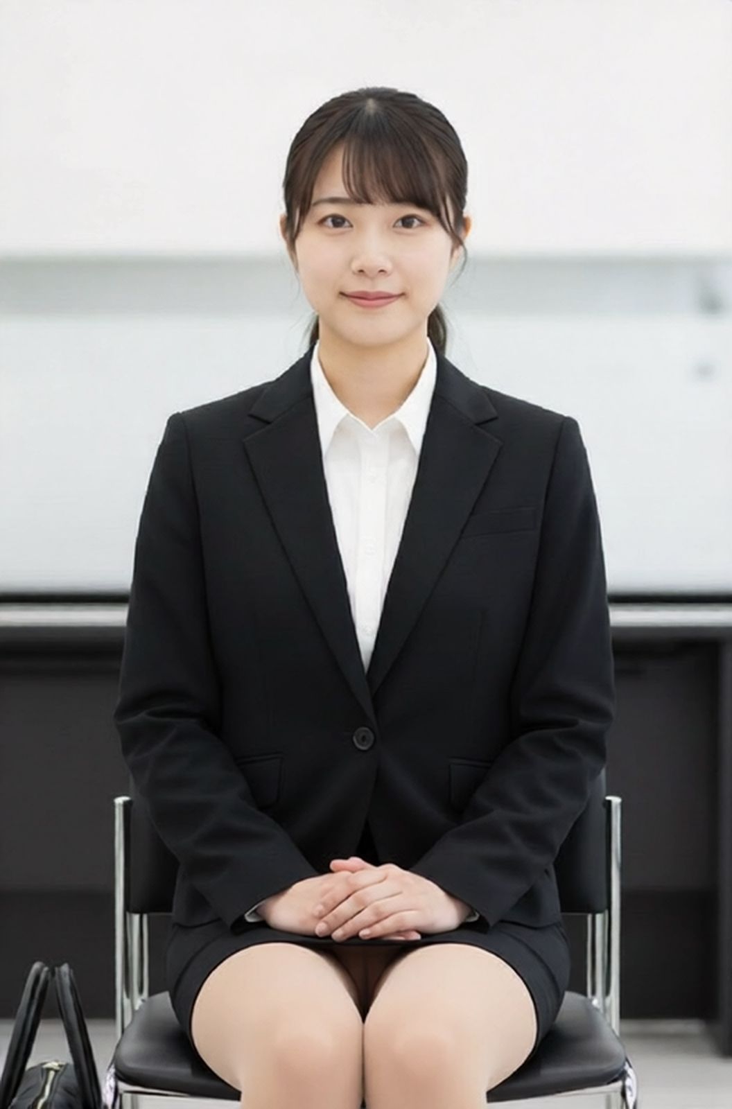 【AI動画】GGC vol.36 就活面接編6【パンチラ・手こき・フェラ・顔射】 サンプル画像2