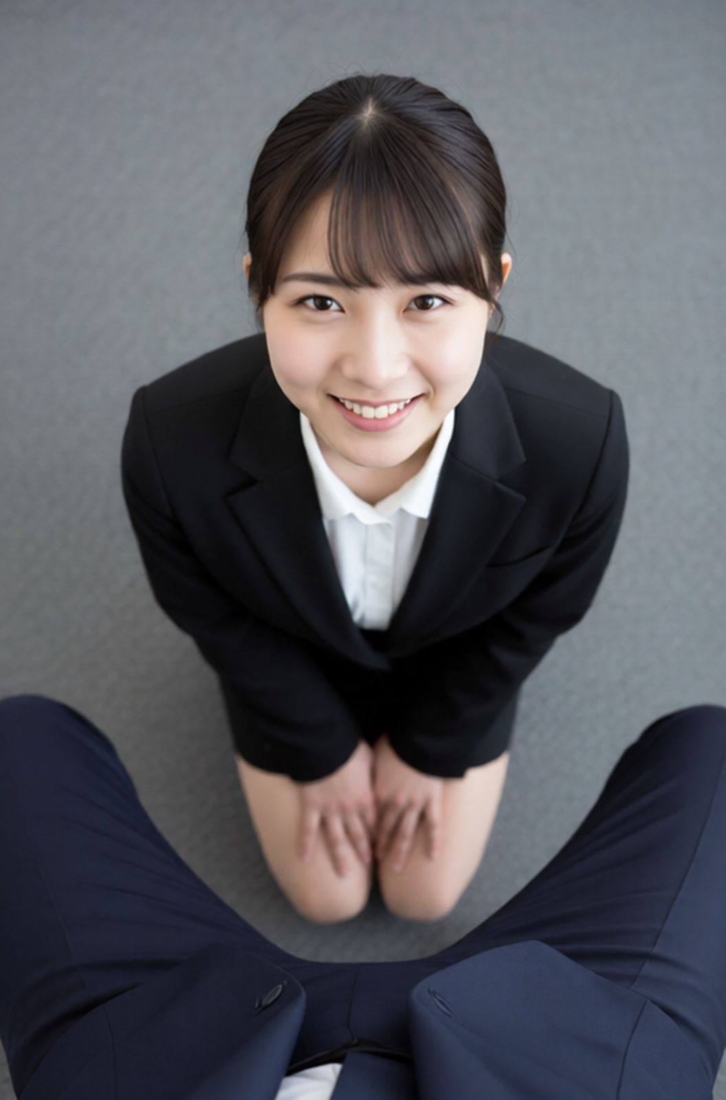 【AI動画】GGC vol.36 就活面接編6【パンチラ・手こき・フェラ・顔射】 サンプル画像3