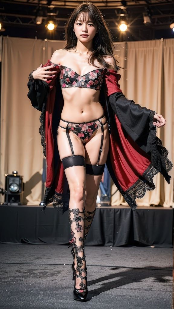 【AI実写】誰かに似ている？ 【実写風AIセクシーランジェリー（トップレス有り）】Vol.1 サンプル画像1