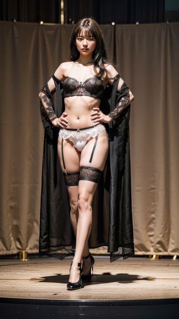 【AI実写】誰かに似ている？ 【実写風AIセクシーランジェリー（トップレス有り）】Vol.1 サンプル画像4