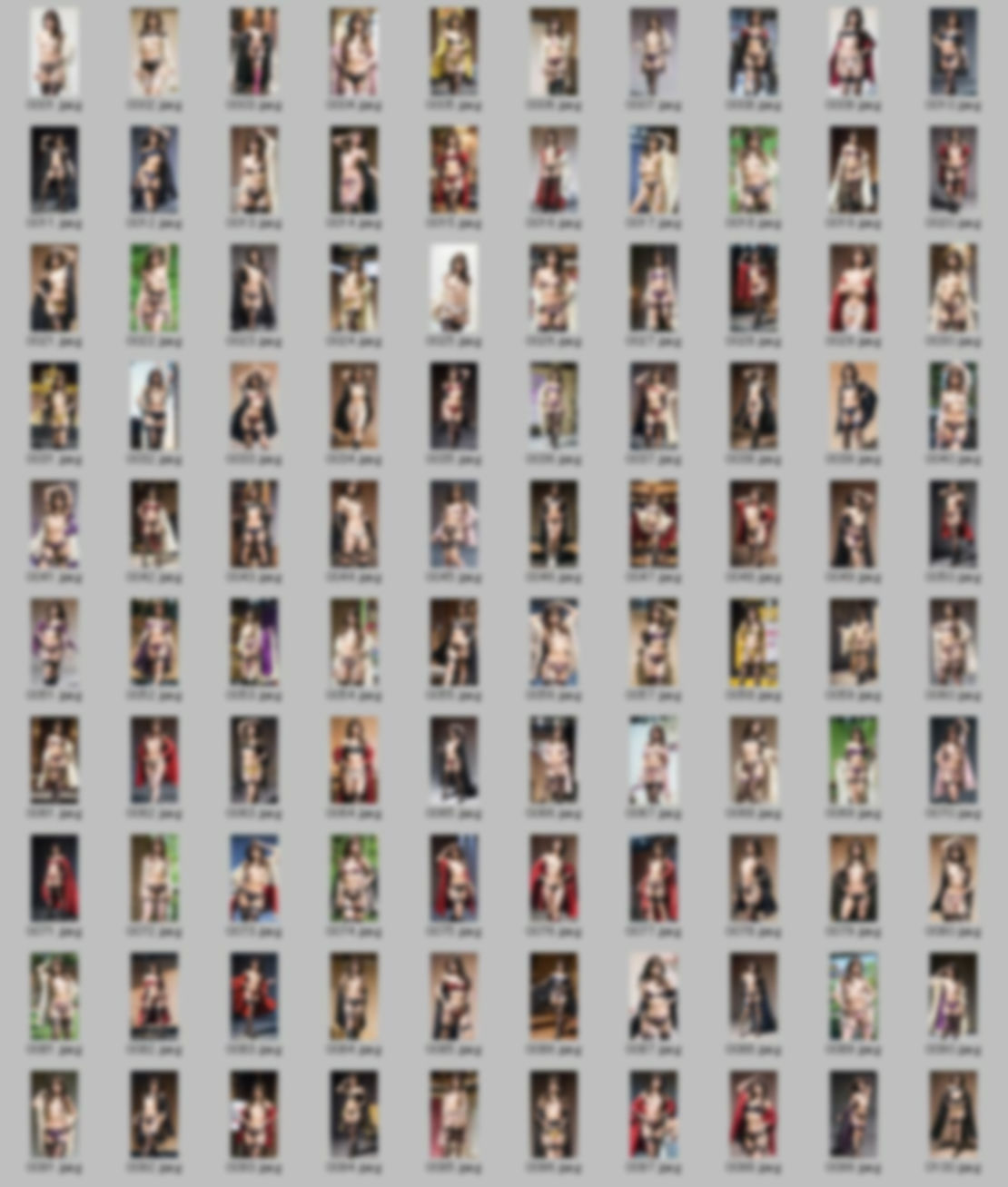 【AI実写】誰かに似ている？ 【実写風AIセクシーランジェリー（トップレス有り）】Vol.1 サンプル画像6